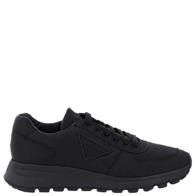 Pre-owned Prada Black Prax 01 Re-nylon Gabardine Sneakers Size Eu 42 Uk 8