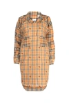 BURBERRY EMBROIDERED SILK AND COTTON CHEMISIER DRESS ND BURBERRY DONNA 6