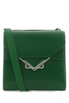 BOTTEGA VENETA GREEN NAPPA LEATHER CLIP SHOULDER BAG GREEN BOTTEGA VENETA DONNA TU