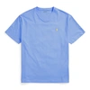 Ralph Lauren Classic Fit Jersey V-neck T-shirt In Cabana Blue