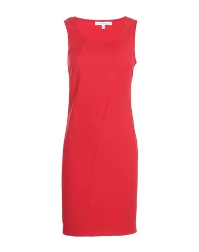 Patrizia Pepe Short Dresses In Red