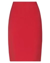 Emporio Armani Midi Skirts In Red