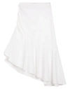 Pinko Midi Skirts In White
