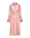 Liviana Conti Overcoats In Pastel Pink
