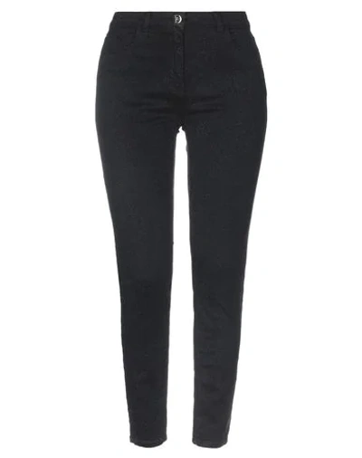 Elisabetta Franchi Jeans Denim Pants In Black