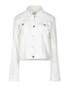 Fracomina Denim Outerwear In White