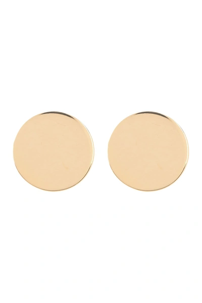 Bony Levy 14k Yellow Gold Circle Stud Earrings In 14ky