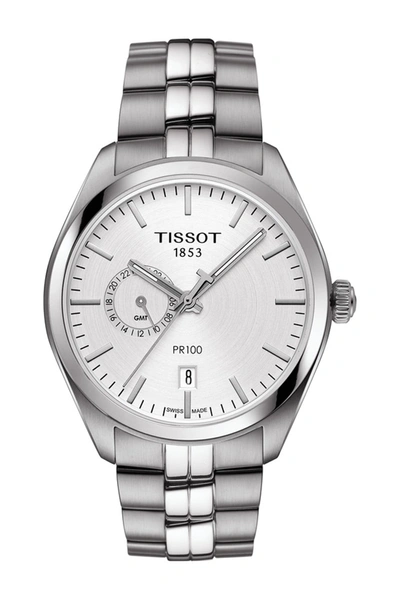 Tissot Men's Pr 100 Dual Time Watch
