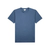 Sunspel Mens Marine Blue Classic-fit Crewneck Cotton-jersey T-shirt Xl In Blue