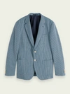 SCOTCH & SODA YARN-DYED PATTERNED BLAZER,8718859878115