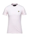 Lyle & Scott T-shirts In Light Pink