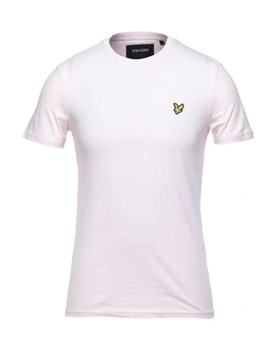 Lyle & Scott T-shirts In Light Pink