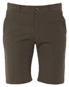 Rrd Man Shorts & Bermuda Shorts Dark Brown Size 30 Polyamide, Elastane