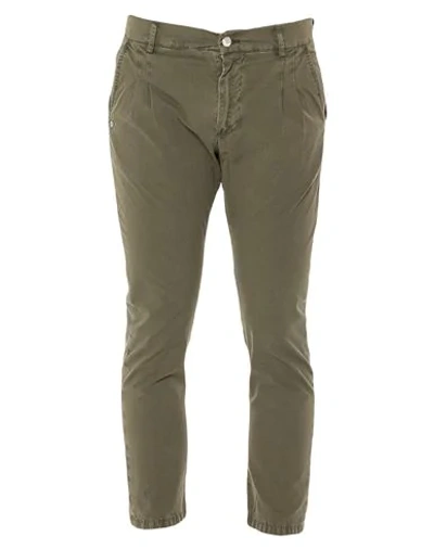 Grey Daniele Alessandrini Pants In Green