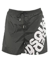 Dsquared2 Swim Trunks In Steel Grey