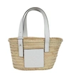 LOEWE Small Basket Bag, White
