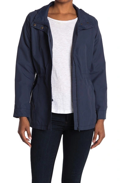 O'neill Gayle Water Resistant Hooded Jacket In Mood Indigo
