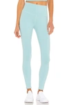 Alo Yoga High Waist Alosoft Lounge Leggings In Blue Quartz