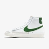 Nike Men's Blazer Mid '77 Vintage Leather High-top Sneakers In White