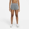 Nike Eclipse High Waist Running Shorts In Grey