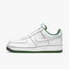 Nike Air Force 1 '07 Leather Trainers In White,pine Green,white