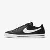 Nike Men's Court Legacy Canvas Casual Mid Sneakers From Finish Line In Black,white