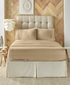 J Queen New York Royal Fit 300 Thread Count 100% Cotton 4-pc. Sheet Set, California King In Taupe
