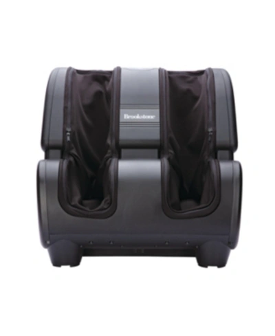 Brookstone Fs4 Therasqueeze Foot & Calf Massager In Black