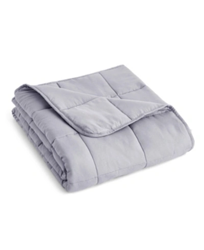 Pur Serenity Microfiber 12lb. Weighted Blanket, 48" L X 72" W In Gray