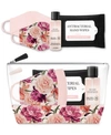 AMERICAN EXCHANGE 5-PC. MASK & HAND SANITIZER GIFT POUCH