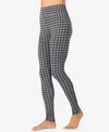 Cuddl Duds Plus Size Softwear High-waist Leggings In Buffalo Check