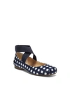 Jessica Simpson 'mandalaye' Leather Flat In Navy
