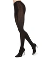 Memoi Wool Blend Footless Tights In Black