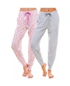 Roudelain 2-pk. Jogger Sleep Pants In Ditsy/dots