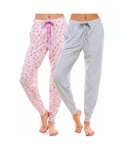 Roudelain 2-pk. Jogger Sleep Pants In Ditsy,dots