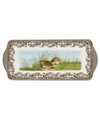 Spode Woodland Pimpernel Accessories Melamine Sandwich Handled Tray In Brown
