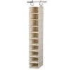 Household Essentials Cedarline 10-shelf Wide Hanging Shoe Organizer In Natural