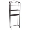 Household Essentials Free-standing 3-tier Shelving Unit In Espresso