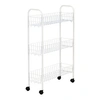 HOUSEHOLD ESSENTIALS SLIMLINE 3-SHELF UTILITY CART