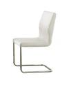 Furniture Hugo Upholstered Side Chairs (set Of 2) In White