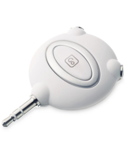 Go Travel Share Adapter Headphone Splitter In White