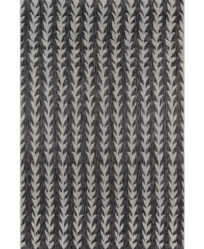 Novogratz Collection Novogratz Villa Vi-02 Charcoal 3'3" X 5' Outdoor Area Rug