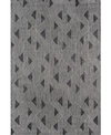 NOVOGRATZ COLLECTION NOVOGRATZ VILLA VI-06 CHARCOAL 2'7" X 7'6" RUNNER OUTDOOR AREA RUG