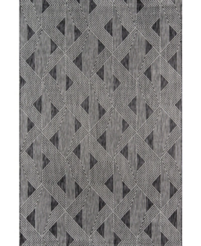 Novogratz Collection Novogratz Villa Vi-06 Charcoal 2'7" X 7'6" Runner Outdoor Area Rug