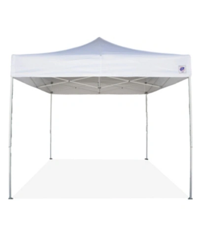 E-z Up Event Shelter 100 Square Feet Of Shade Vendor Friendly All Pop-up Straight Leg Basic Tent In White