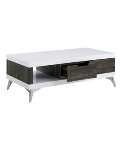 Furniture Of America Tekonsha Multi-storage Coffee Table In White