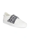 GIVENCHY URBAN STREET LEATHER LOW-TOP SNEAKERS,400010300874