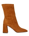 AQUAZZURA BOOGIE 85 SUEDE ANKLE BOOTS,060078154357
