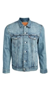 Levi's Levis Trucker Jacket With Patches Big Boys S-xl Xl In Killebrew