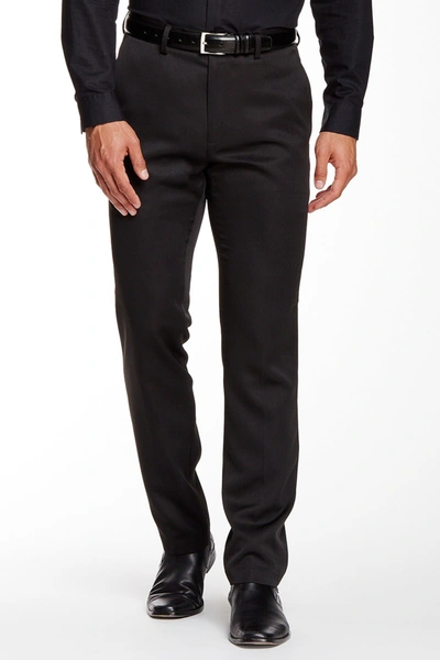 Kenneth Cole Reaction Urban Heather Slim Dress Pants In Black